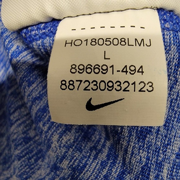 Nike Element Running Long Sleeve Half Zip Pullover Men's Large Blue Thumbholes - Picture 4 of 11